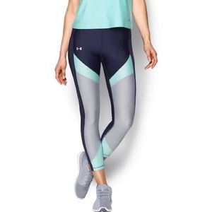 Navy Under Armour color blocked leggings